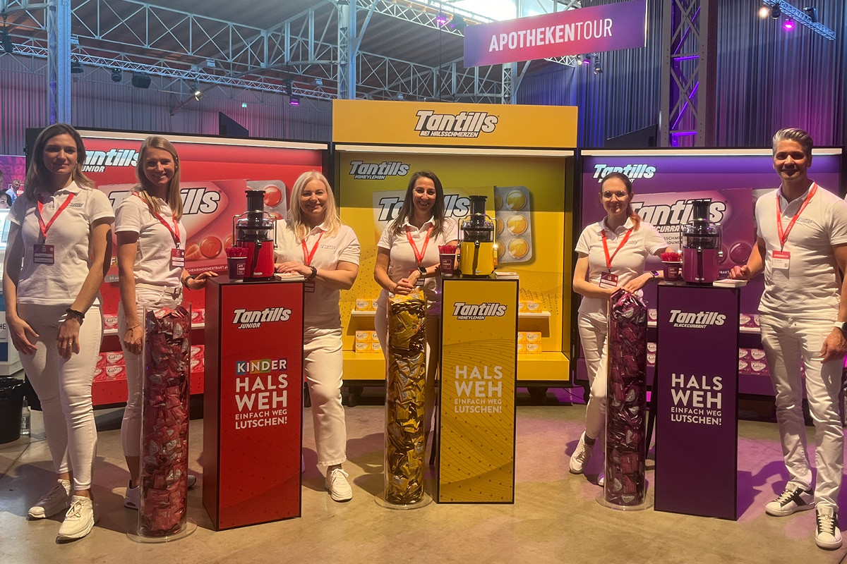 Darstellung des KOSAN Teams beim Messestand