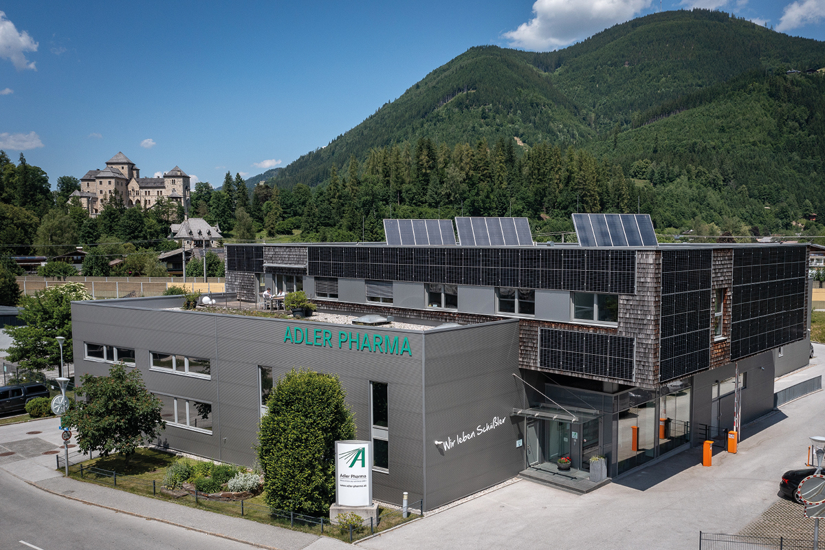 Firmengebäude der Adler Pharma Produktion und Vertriebs GmbH
